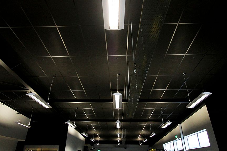 Black Phonic Gym Ceiling